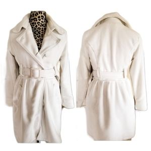 SUPER SOFT Cream Trench Coat Feels like a Blanket!